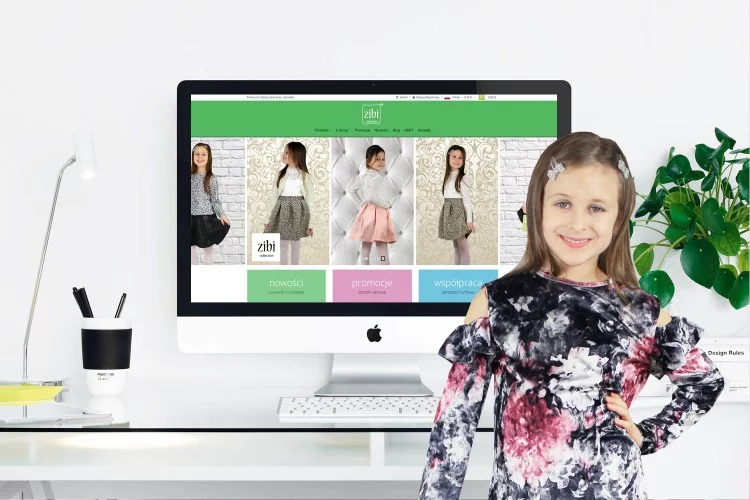 Stworzenie sklepu internetowego dla producenta odzieży dziewczęcej.